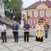 Libor Lukáš na slavnostním otevření dokončené rekonstrukce návsi v Dolním Němčí